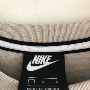 nike men's sportswear optic crewneck pullover